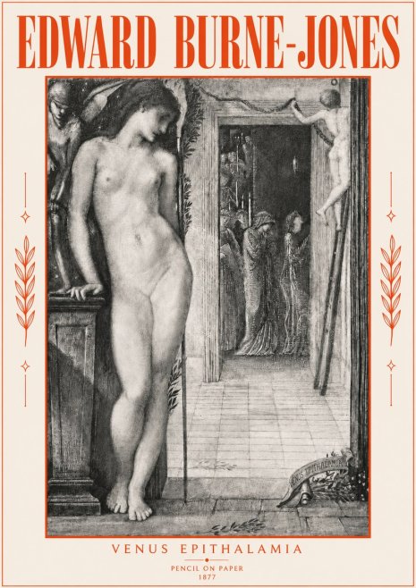 Edward Burne-Jones Venus Epithalamia No5 - Affiche
