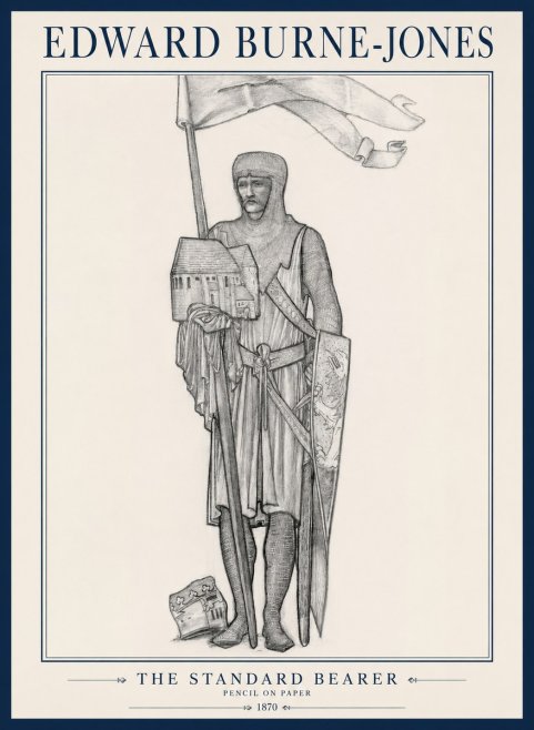 Edward Burne-Jones The Standard Bearer No1 - Affiche