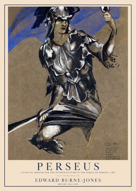 Edward Burne-Jones Perseus No1 - Affiche