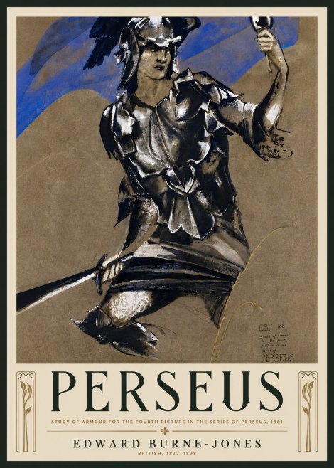 Edward Burne-Jones Perseus No5 - Affiche