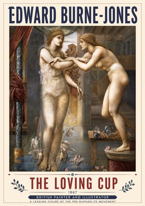 Edward Burne-Jones The Loving Cup No4 - Affiche