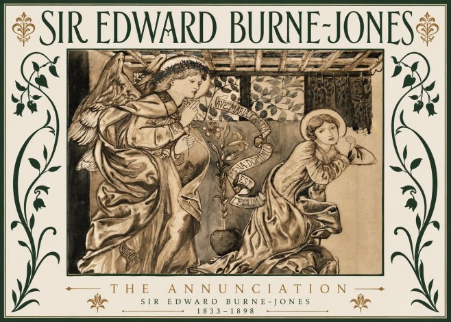 Edward Burne-Jones The Annunciation No6 - Affiche