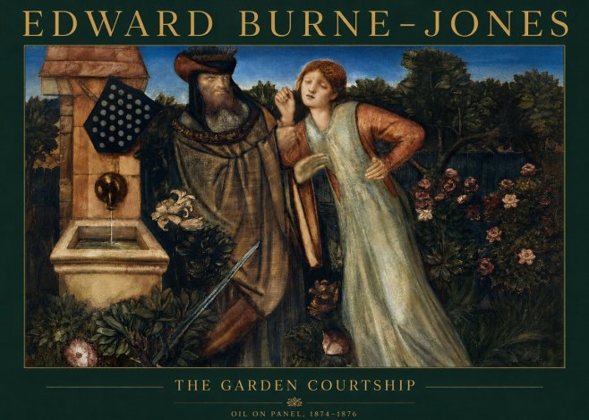 Edward Burne-Jones The Garden Courtship No2 - Affiche