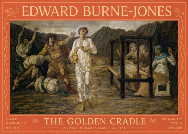 Edward Burne-Jones The Golden Cradle No2 - Affiche