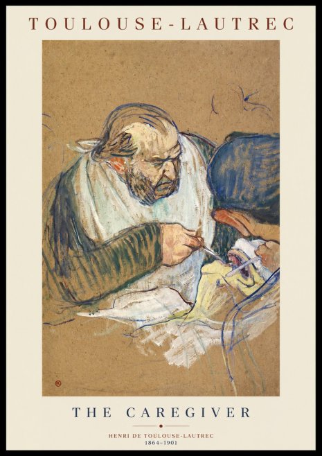 Toulouse-Lautrec The Caregiver No1 - Affiche