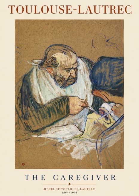Toulouse-Lautrec The Caregiver No3 - Affiche