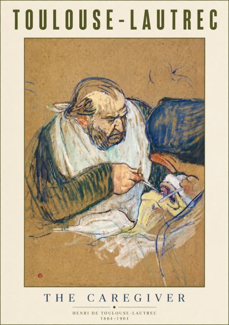 Toulouse-Lautrec The Caregiver No4 - Affiche