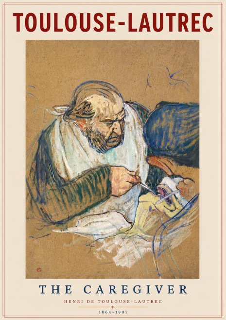 Toulouse-Lautrec The Caregiver No6 - Affiche