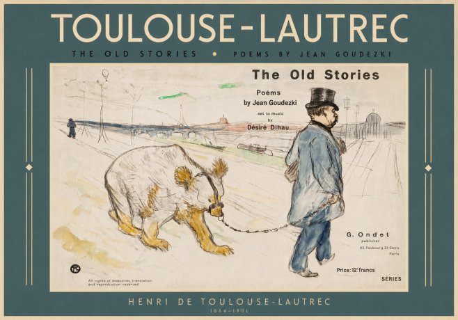 Toulouse-Lautrec Les Vieilles Histoires II No3 - Affiche