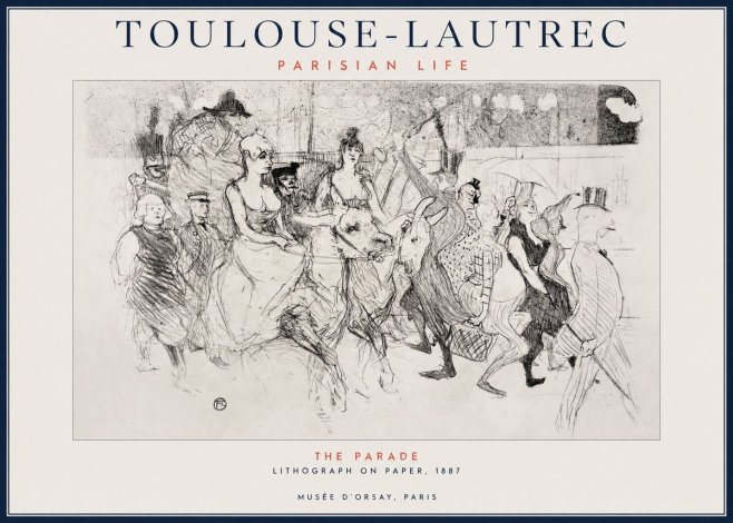 Toulouse-Lautrec The Parade No1 - Affiche