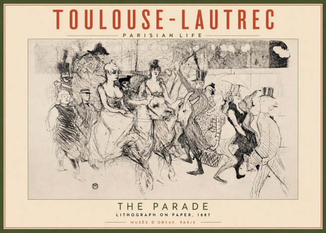 Toulouse-Lautrec The Parade No2 - Affiche