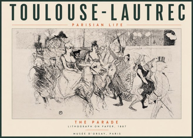 Toulouse-Lautrec The Parade No4 - Affiche