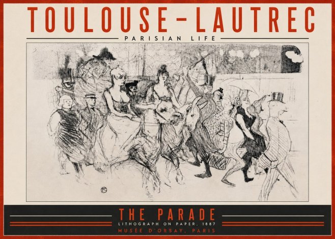 Toulouse-Lautrec The Parade No5 - Affiche