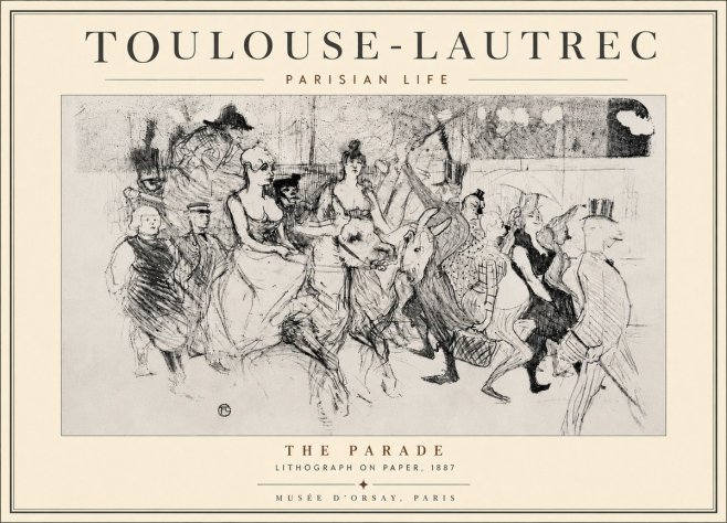 Toulouse-Lautrec The Parade No6 - Affiche