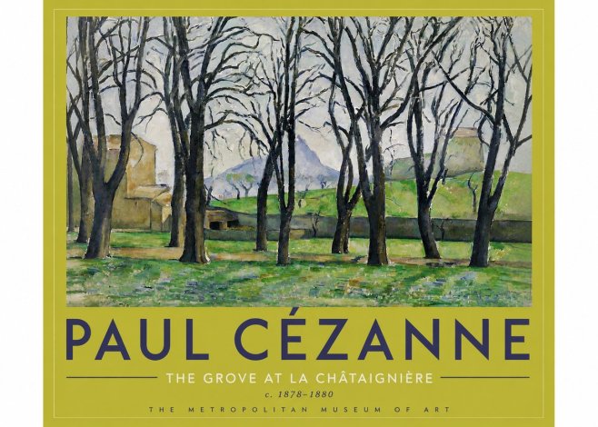 Paul Cézanne The Grove at La Châtaignière No5 - Affiche