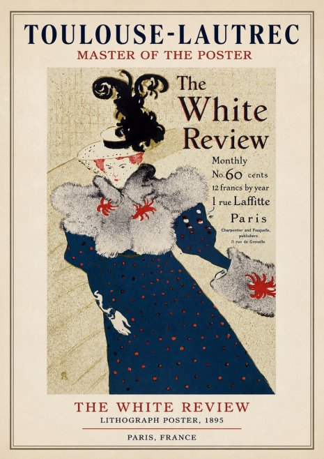 Toulouse-Lautrec The White Review No1 - Affiche