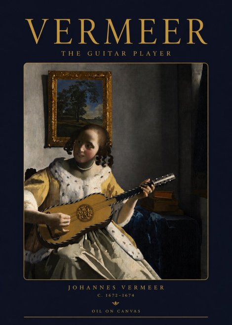 Vermeer The Guitar Player No3 - Affiche