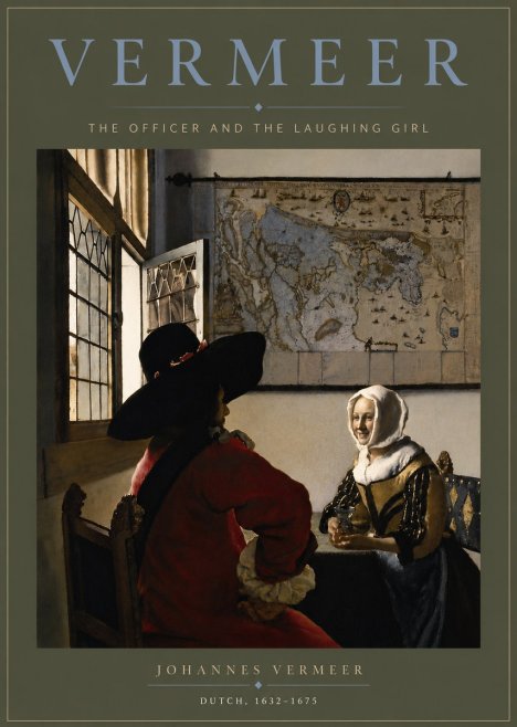 Vermeer The Officer and the Laughing Girl No6 - Affiche