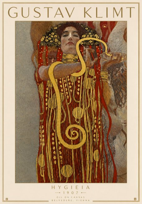 Klimt Hygeia No4 - Affiche