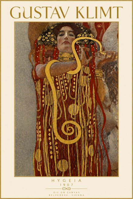 Klimt Hygeia No6 - Affiche