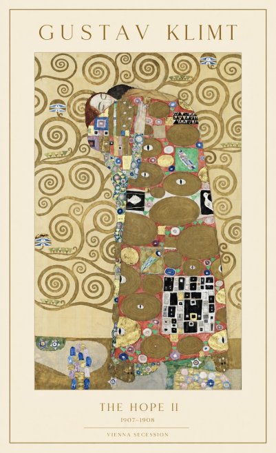 Klimt The Hope Ii No1 - Affiche