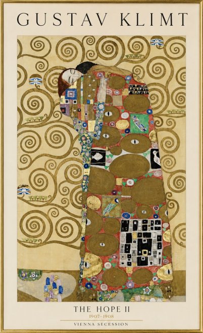 Klimt The Hope Ii No3 - Affiche