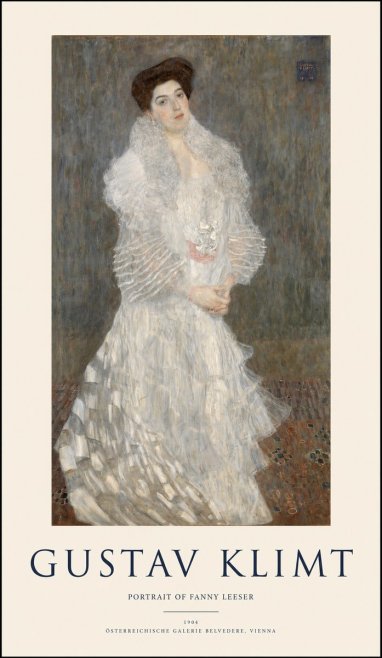 Klimt Portrait of Fanny Leeser No1 - Affiche