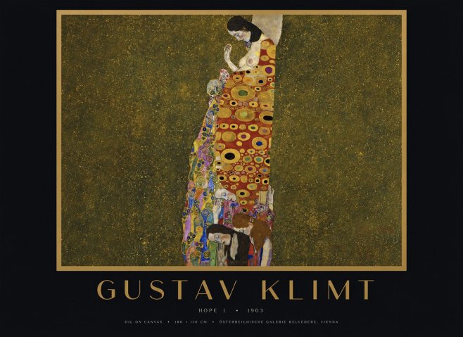 Klimt Hope I No2 - Affiche