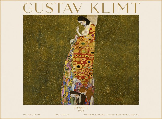 Klimt Hope I No3 - Affiche