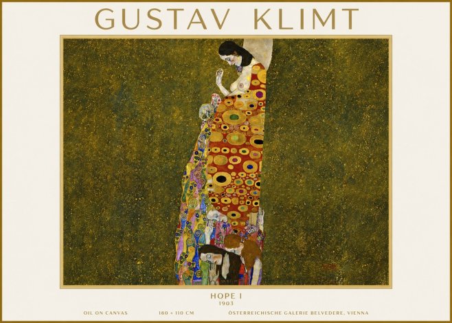 Klimt Hope I No4 - Affiche