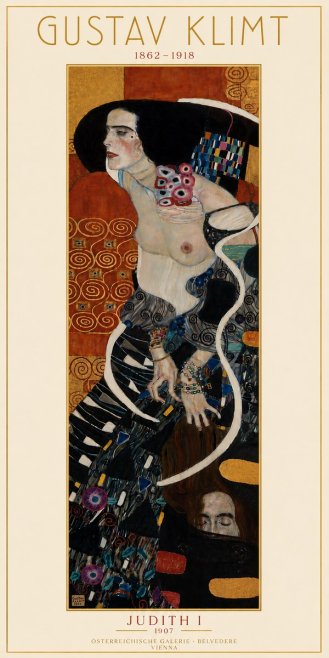 Klimt Judith I No4 - Affiche
