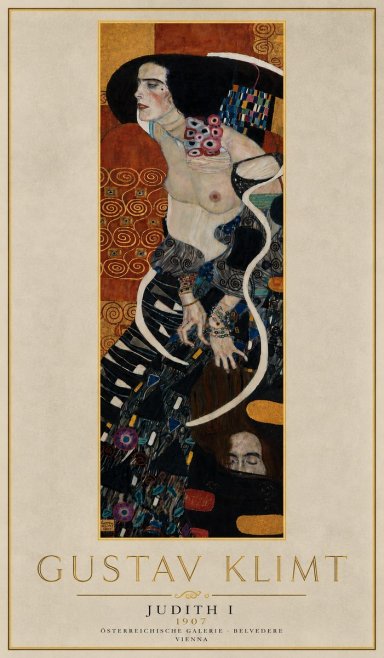 Klimt Judith I No6 - Affiche