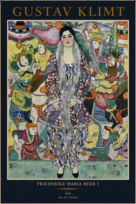 Klimt Friederike Maria Beer I No2 - Affiche