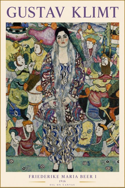 Klimt Friederike Maria Beer I No3 - Affiche