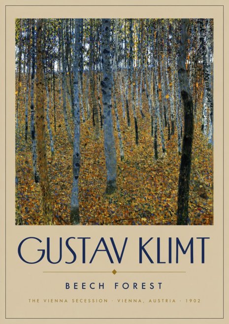 Klimt Beech Forest No2 - Affiche