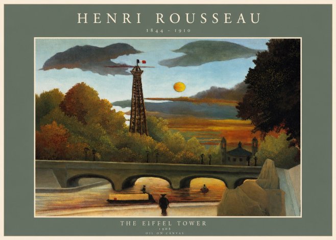 Rousseau The Eiffel Tower No2 - Affiche