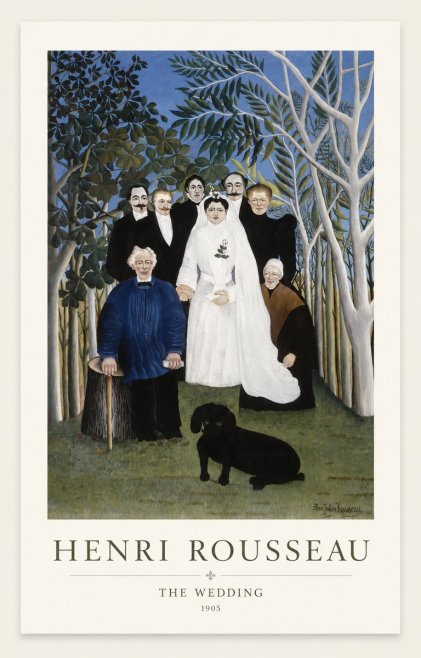 Rousseau The Wedding No1 - Affiche