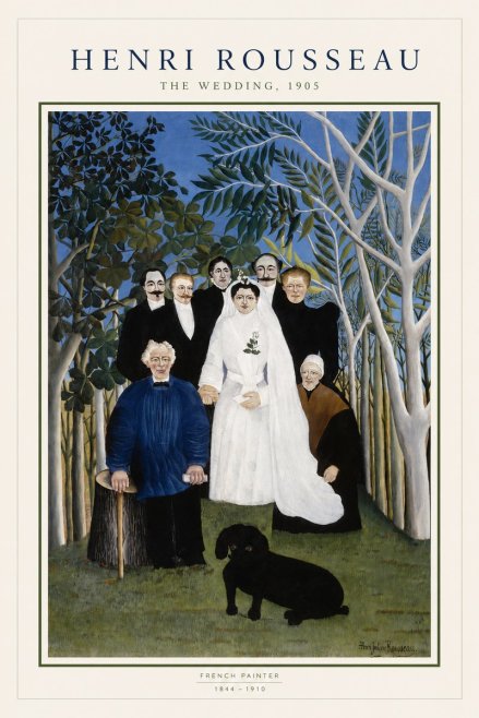 Rousseau The Wedding No2 - Affiche