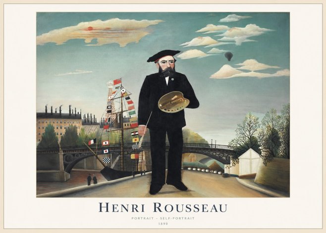 Rousseau Portrait - Self-portrait No1 - Affiche