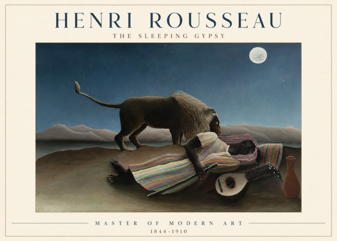 Rousseau The Sleeping Gypsy No1 - Affiche