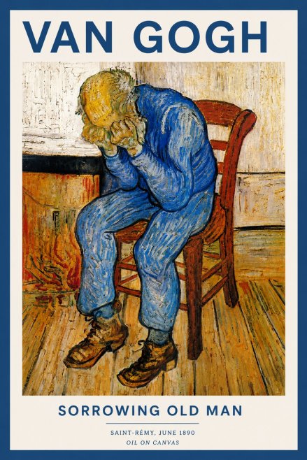 Van Gogh Sorrowing Old Man No2 - Affiche