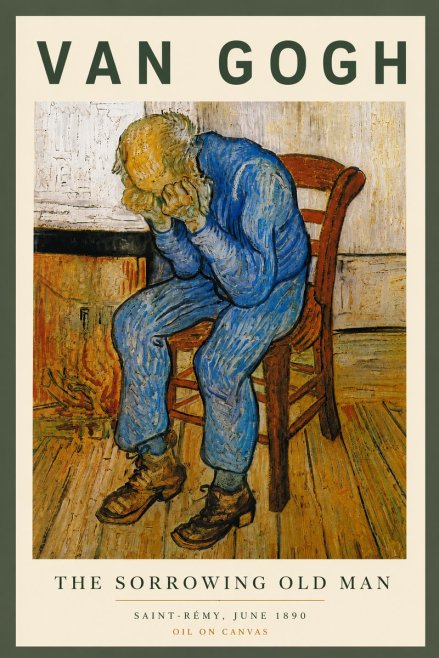Van Gogh Sorrowing Old Man No6 - Affiche
