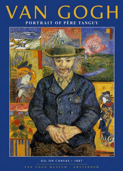 Van Gogh Portrait of Père Tanguy I No2 - Affiche