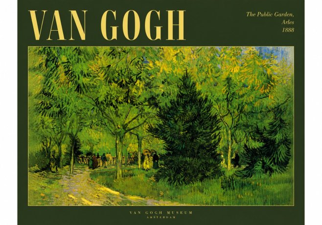 Van Gogh The Public Garden, Arles No5 - Affiche