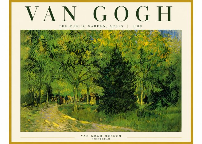 Van Gogh The Public Garden, Arles No6 - Affiche