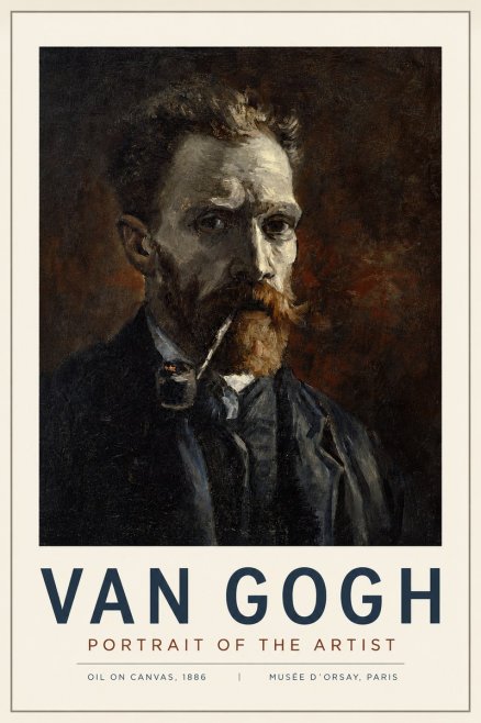 Van Gogh Portrait of the Artist I No4 - Affiche