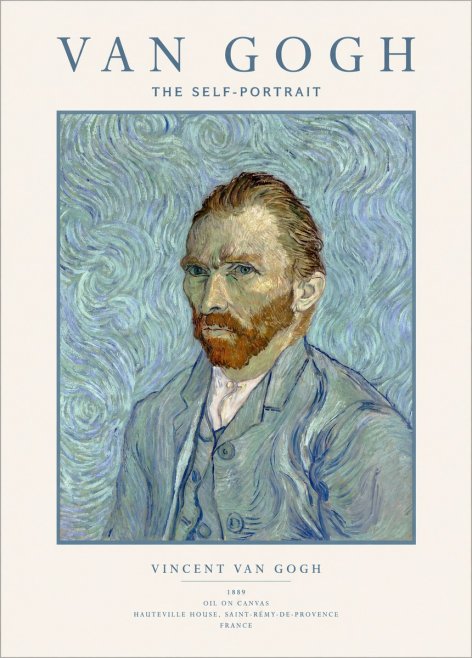 Van Gogh The Self-portrait No1 - Affiche