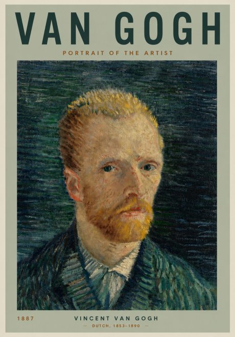 Van Gogh Portrait of the Artist II No4 - Affiche