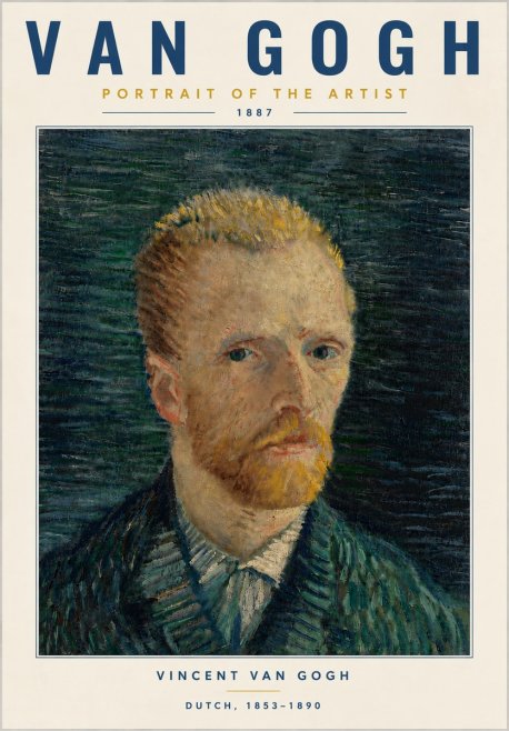 Van Gogh Portrait of the Artist II No6 - Affiche