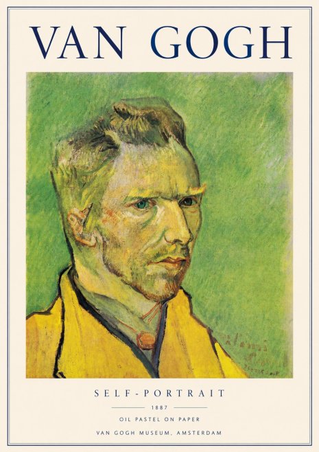 Van Gogh Self-portrait II No3 - Affiche